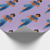 Papier Cadeau Yogini Asana Yoga (Coin)