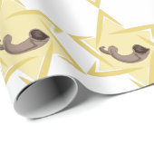Papier Cadeau Yom Kippur Horn (Coin rond)