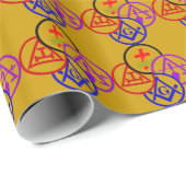 Papier Cadeau York Pinwheel (Coin rond)