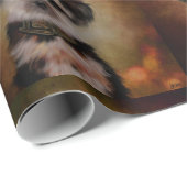 Papier Cadeau Yorkie Poo (Coin rond)