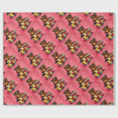 Papier Cadeau Yorkie Poo (Plat)