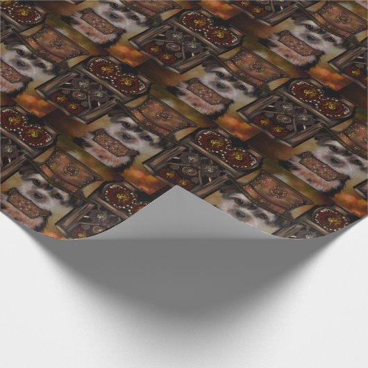 Papier Cadeau Yorkie Poo (Coin)