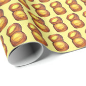 Papier Cadeau Yorkshire Pudding Sunday Roast Royaume-Uni (Coin rond)