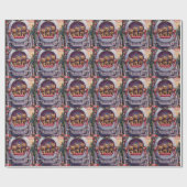 Papier Cadeau Yorkshire Terrier Chien Saint-Valentin (Plat)