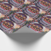 Papier Cadeau Yorkshire Terrier Chien Saint-Valentin (Coin)