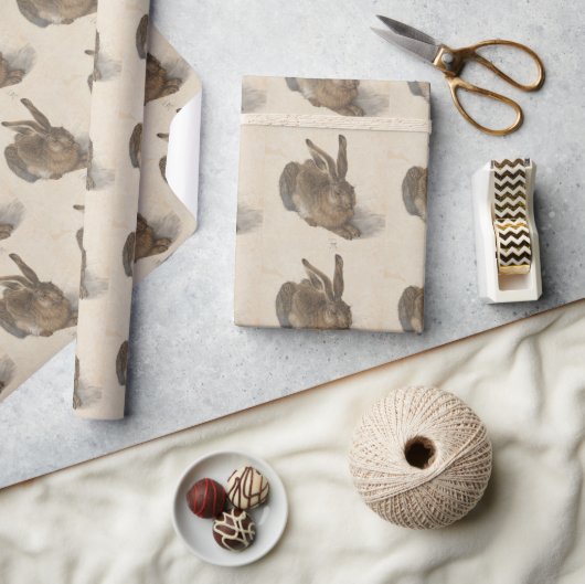 Papier Cadeau Young Hare by Albrecht Durer, Renaissance Fine Art (Artisanat)