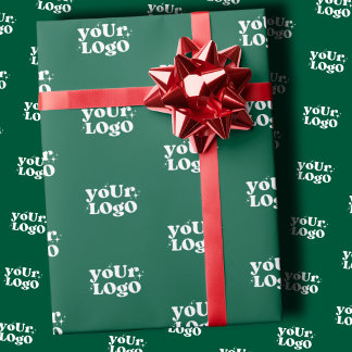 Papier Cadeau your logo here Wrapping Paper