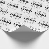 Papier Cadeau Your Logo Simple Repeating Diagonal Pattern (Coin)