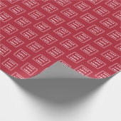 Papier Cadeau YULE AIME CETTE Simple Typographie (Coin)