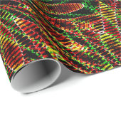 Papier Cadeau Yule fleurs.... (Coin rond)