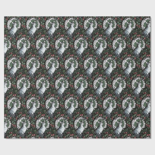 Papier Cadeau Yule Kitty Chat (Plat)