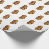 Papier Cadeau Yummy chips chocolat biscuits motif emballage cade (Coin)