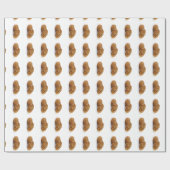 Papier Cadeau Yummy chips chocolat biscuits motif emballage cade (Plat)