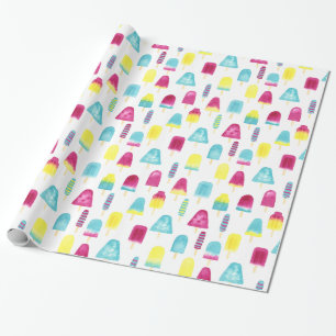 Papier Cadeau Yummy Popsicles