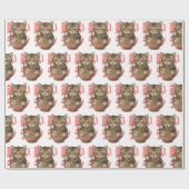 Papier Cadeau Yummy Ramen Kitten (Plat)