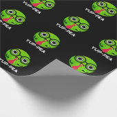 Papier Cadeau Yup pea Funny Yuppie Veggie Pea Pun Dark BG (Coin)