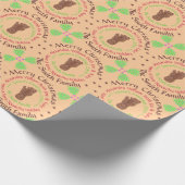 Papier Cadeau Z Bigfoot Sasquatch Track Noël personnalisé (Coin)