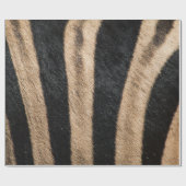 PAPIER CADEAU ZEBRA POSTER DE ANIMAL STRIPE (Plat)