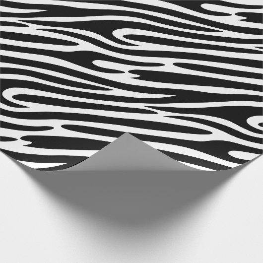 Papier Cadeau Zebra Stripes (Coin)