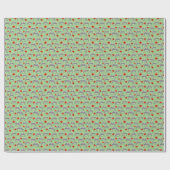 Papier Cadeau Zebras Among Hibiscus (Plat)