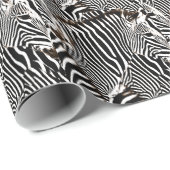 Papier Cadeau Zebras love_ (Coin rond)