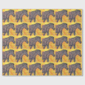 Papier Cadeau Zebras Rock (Plat)