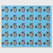 Papier Cadeau Zèbre (Plat)