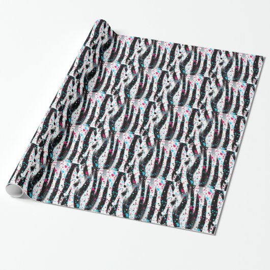 Papier Cadeau Zèbre (Déroulé)
