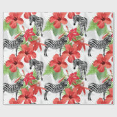 Papier Cadeau Zèbre (Plat)