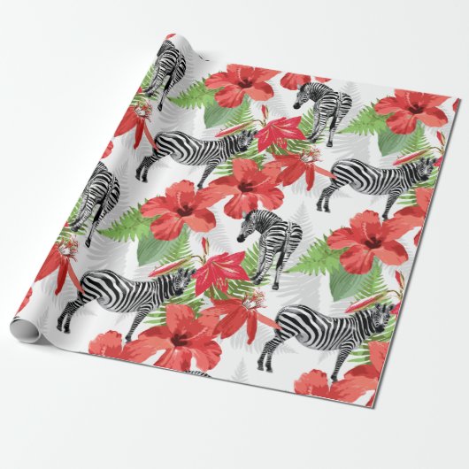 Papier Cadeau Zèbre (Déroulé)