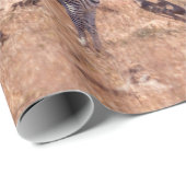 Papier Cadeau Zèbre des plaines dans le parc national de Kruger, (Coin rond)