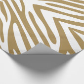 Papier Cadeau Zèbre neutre en jachère (Coin)
