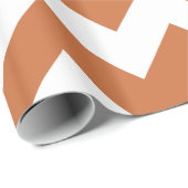 Papier Cadeau Zest Neutral Chevrons (Coin rond)