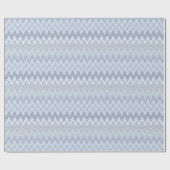 Papier Cadeau Zigzag bleu clair (Plat)