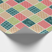 Papier Cadeau Zigzag, Chevron, En vichy, Pois, Patchwork (Coin)