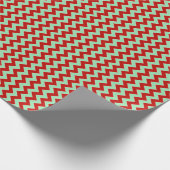 Papier Cadeau Zigzag de Noël (Coin)
