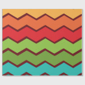 Papier Cadeau Zigzag des années 1970 (Plat)