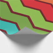 Papier Cadeau Zigzag des années 1970 (Coin)