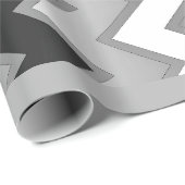 Papier Cadeau ZigZag - Monochrome (Coin rond)