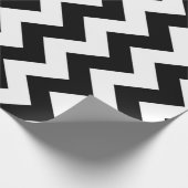Papier Cadeau Zigzag noir et blanc (Coin)