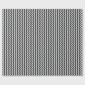 Papier Cadeau Zigzag noir et blanc (Plat)