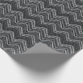 Papier Cadeau Zigzag Stripes : Ethnique Dessinée À La Main (Coin)