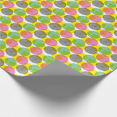 Papier Cadeau Zigzags de brosse : Motif à main (Coin)
