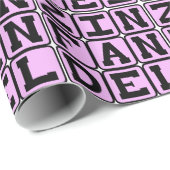 Papier Cadeau Zinfandel, Type de vin blanc (Coin rond)