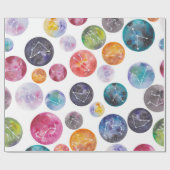 PAPIER CADEAU ZODIAC SIGNE GEMINI VIRGO LIBRA SCORPIO CAPRICORN (Plat)