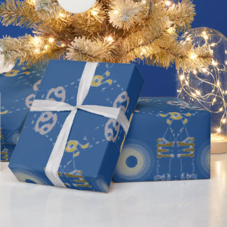 Papier Cadeau Zodiac Signs Numerical Symbols 