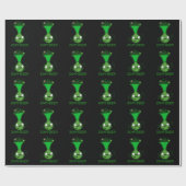 Papier Cadeau Zom-beep Funny Zombie Honker Pun Dark BG (Plat)