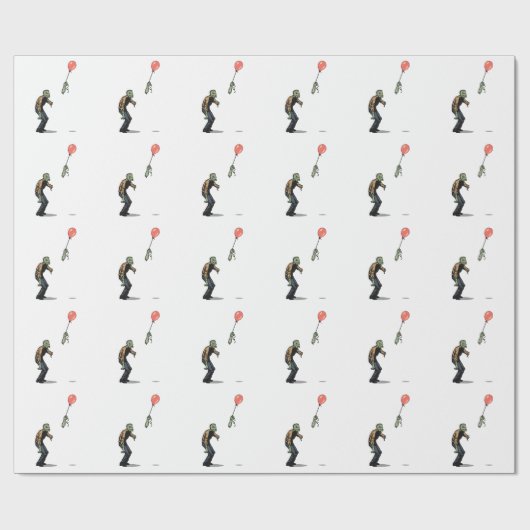 Papier Cadeau Zombie (Plat)