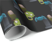 Papier Cadeau zombie (Coin rond)