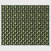 Papier cadeau Zombie Enveloppement Cute Zombie Pap (Plat)